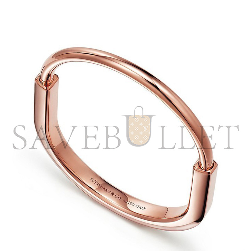 TIFFANY LOCK 18K ROSE GOLD BRACELET 